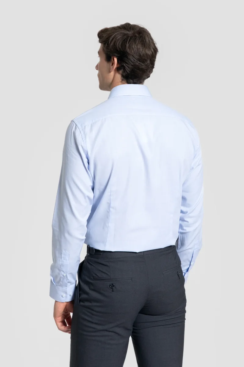 Camisa Vestir Espiga Celeste - Imagen 5