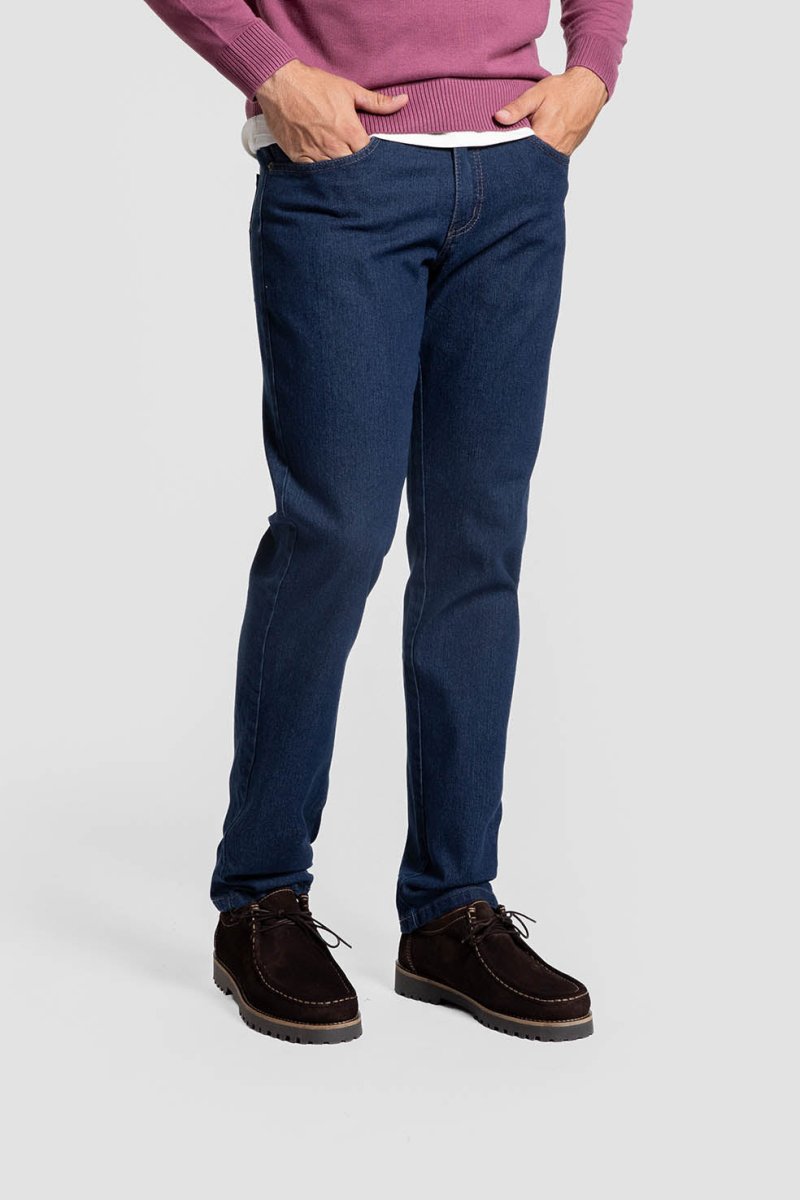 JEANS REGULAR AZUL OSCURO - Imagen 3