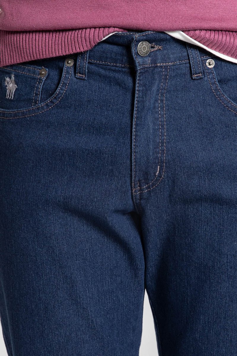 JEANS REGULAR AZUL OSCURO - Imagen 4