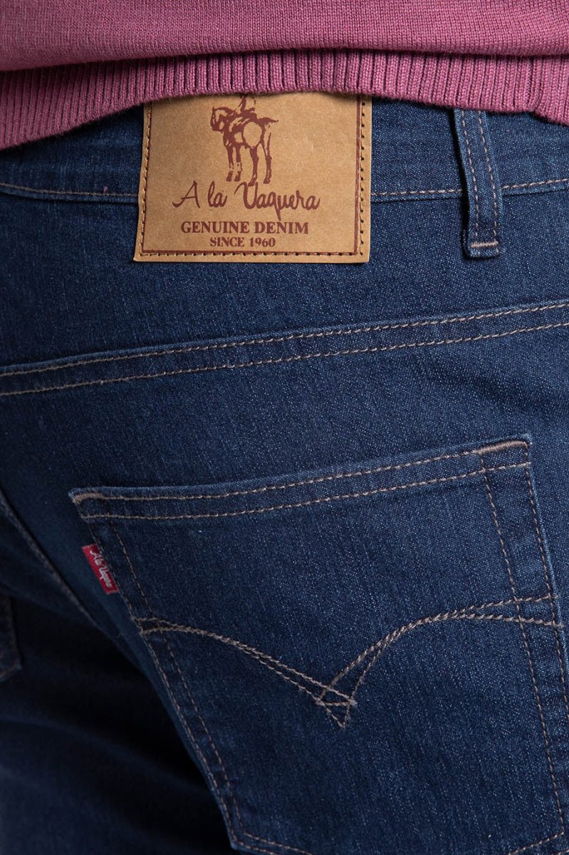 JEANS REGULAR AZUL OSCURO - Imagen 5