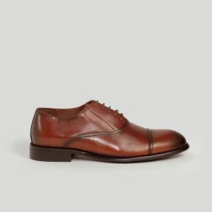 Zapato Estilo Oxford Marrón de Cuero