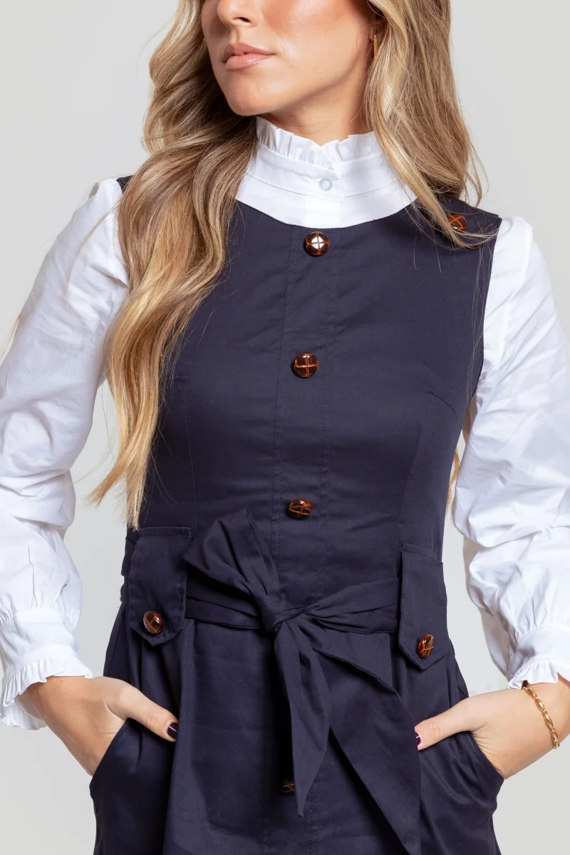 Vestido Rocio Azul - Raíces - Imagen 4