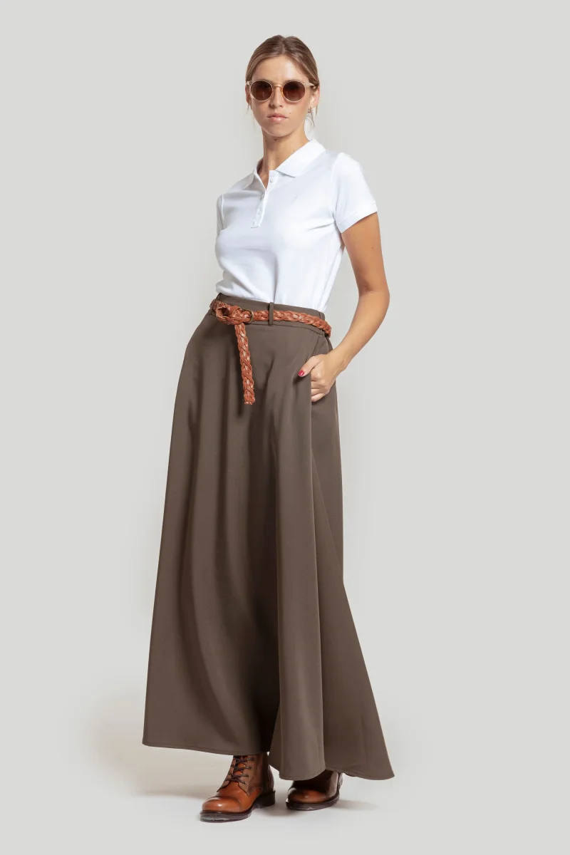 Falda Rociera Kaki - Imagen 2