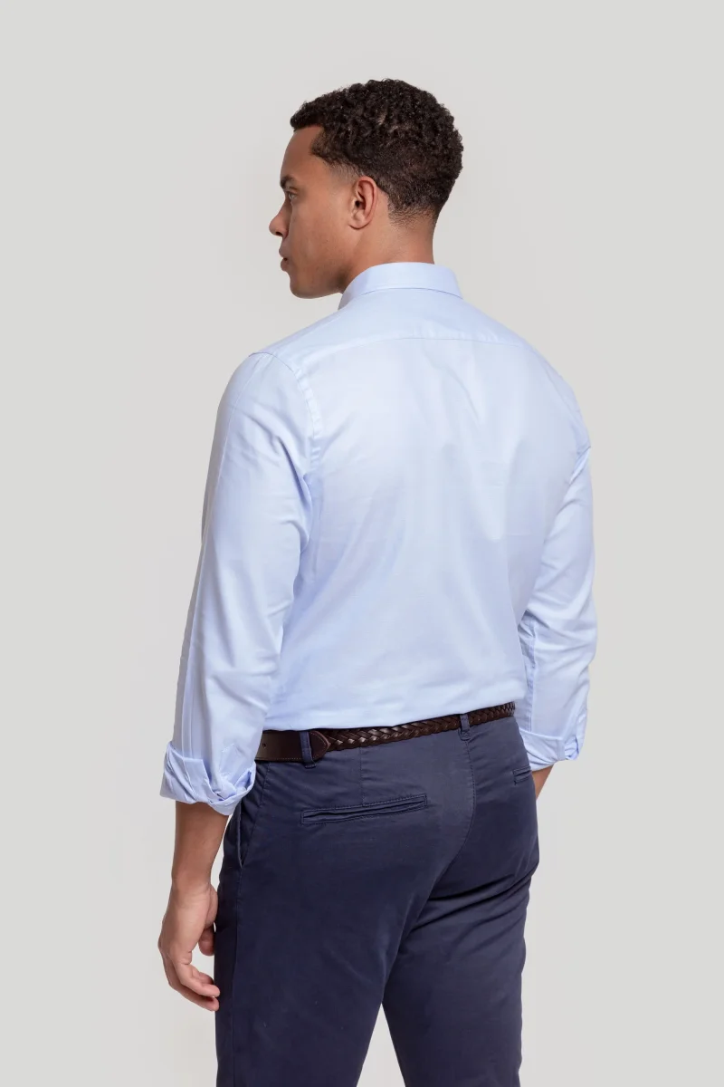 Camisa Oxford Celeste - Imagen 5