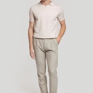 Polo Punto Cuello Beig