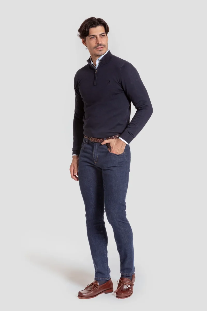 Pantalon Vaquero Slim Fit Piedra - Raíces - Imagen 2