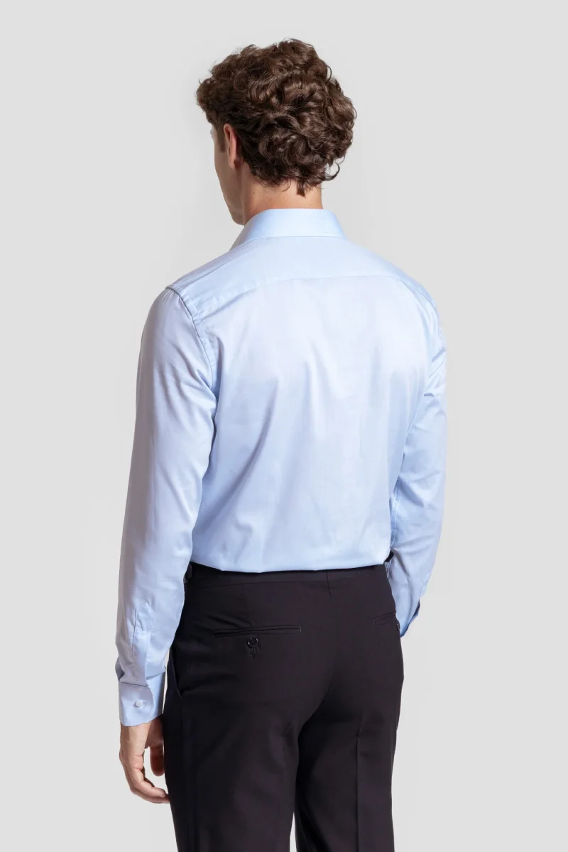 Camisa de Vestir Celeste - Huella - Imagen 5