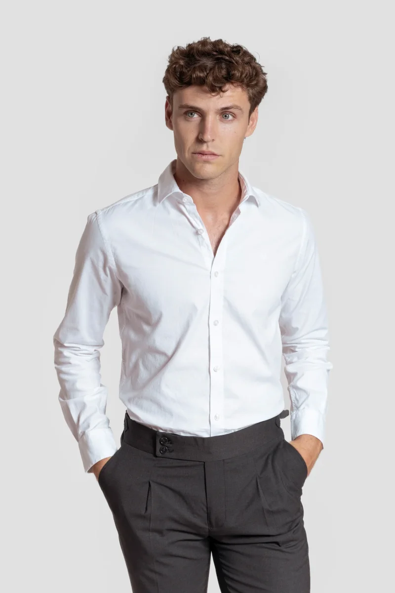 Camisa Estructura Blanca - Imagen 3