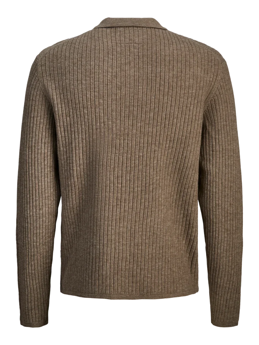 CARDIGAN REGULAR BLAISAC - Brindle Detail:Melange - Imagen 3