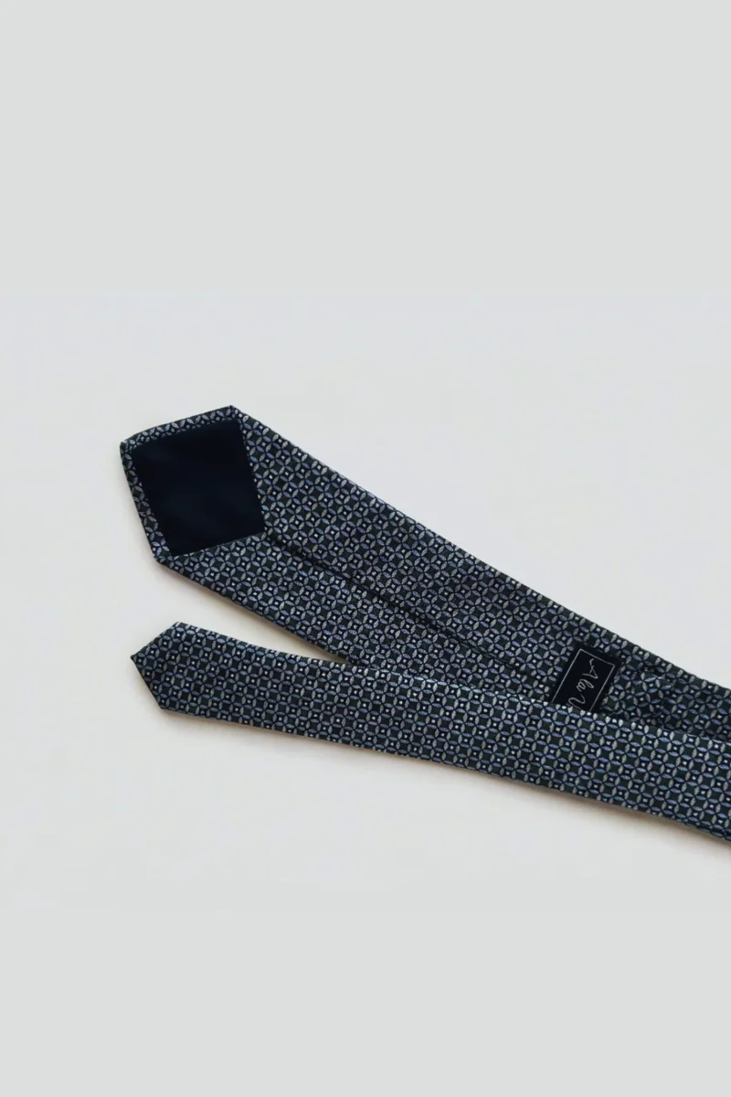 Corbata Estampada Marino - Imagen 3