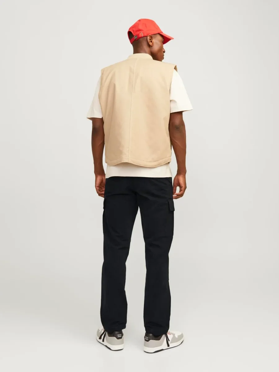 PANTALÓN CARGO RELAXED TIRO MEDIO BARKLEY - Black - Imagen 7