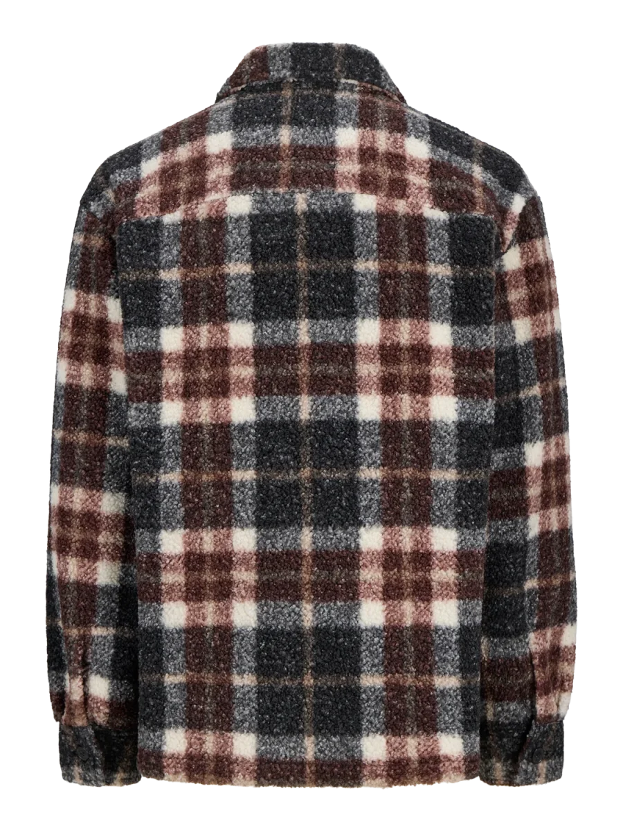 SOBRECAMISA RELAXED TEDDY LEECKER - Mocha Meringue Checks:CHECKS - Imagen 7