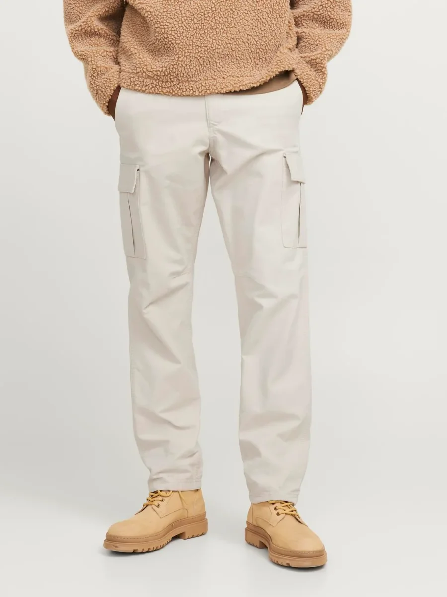PANTALÓN CARGO RELAXED TIRO MEDIO BARKLEY - Moonbeam - Imagen 5