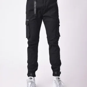 Pantalón Project X Paris 1990006 CARGO VELCRO - Negro