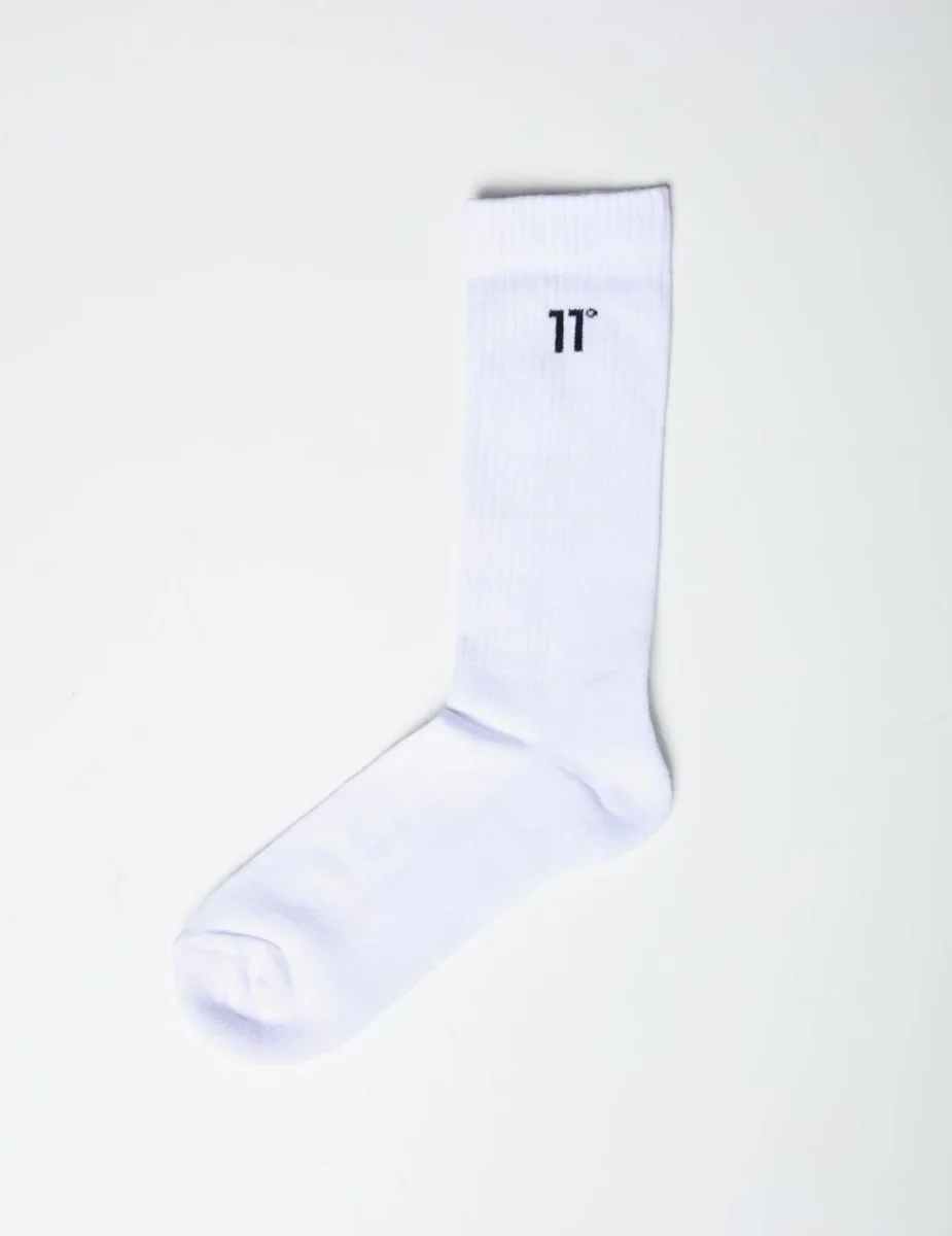 Calcetines Eleven Degrees CORE LOGO - White - Imagen 2