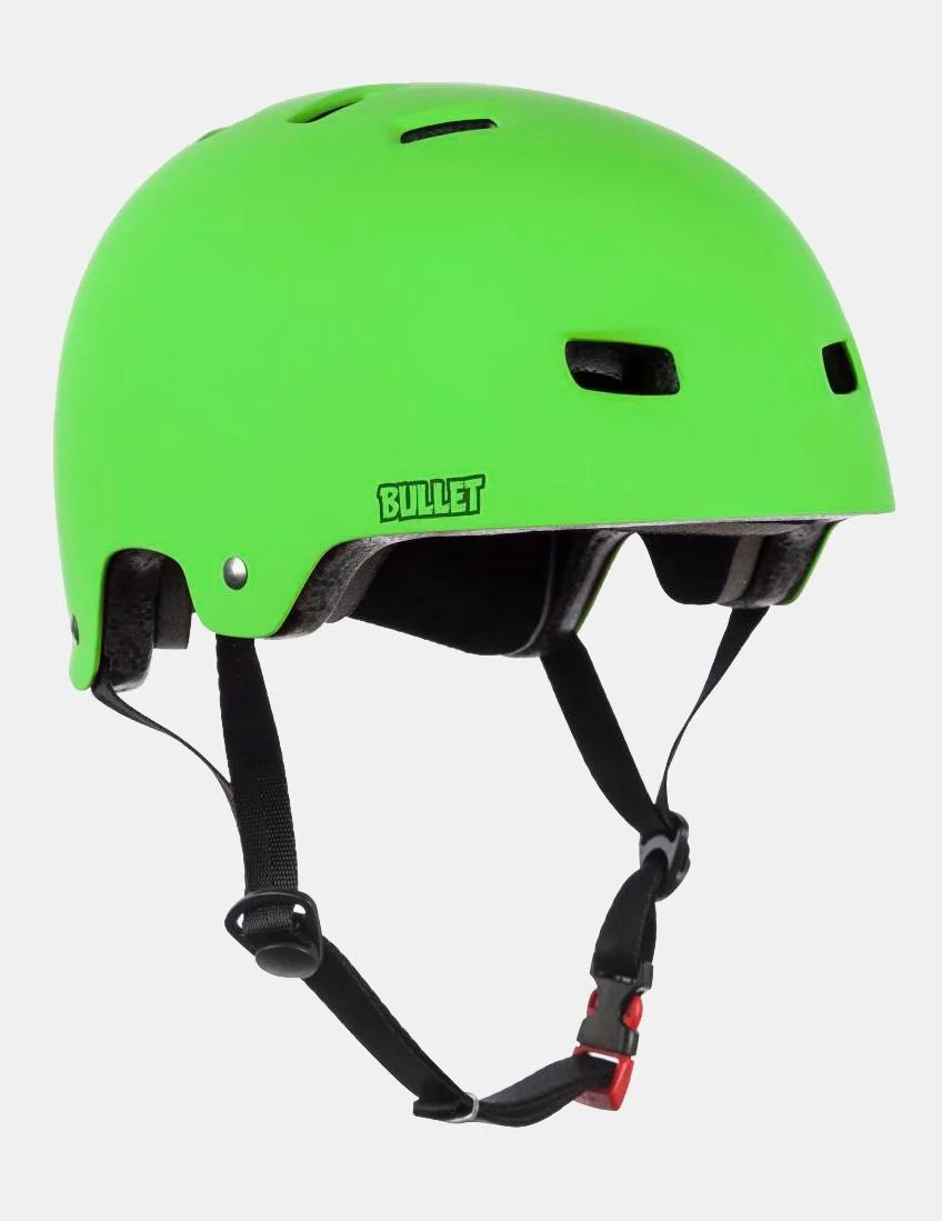 Casco BULLET DELUXE - Verde Mate (JUNIOR) - Imagen 2