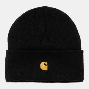 Gorro CARHARTT WIP CHASE - Black / Gold