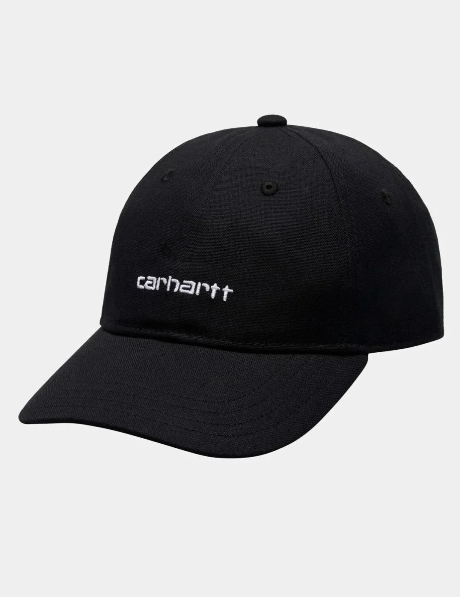 Gorra CARHARTT WIP CANVAS SCRIPT - Black / White - Imagen 2