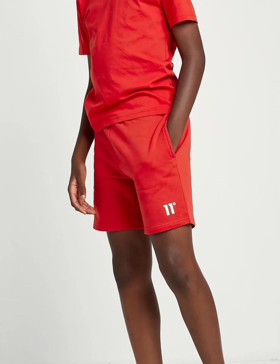 Bermuda JR 11 DEGREES CORE SWEAT - Ski Patrol Red - Imagen 2