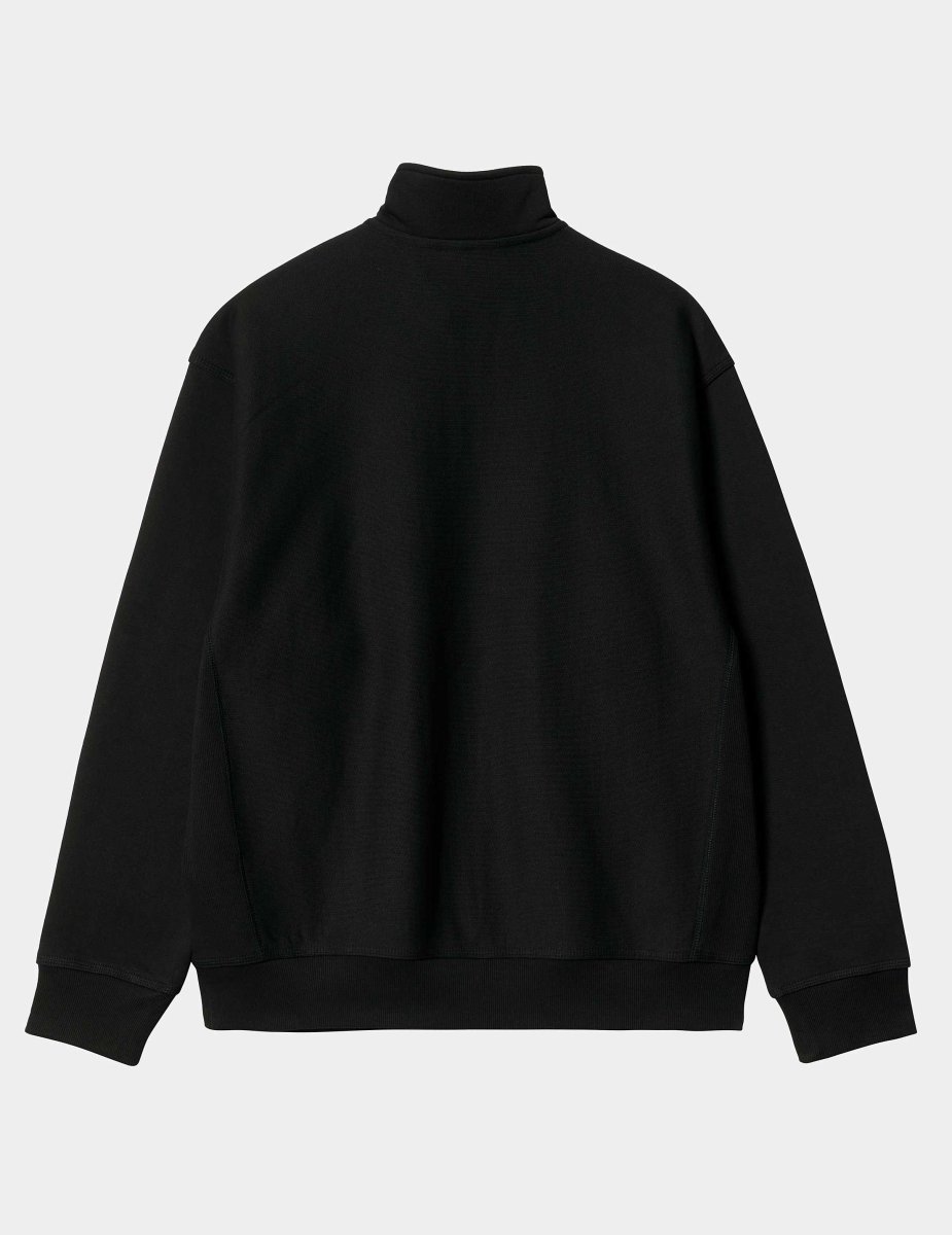 Sudadera HALF ZIP AMERICAN SCRIPT - Black - Imagen 7