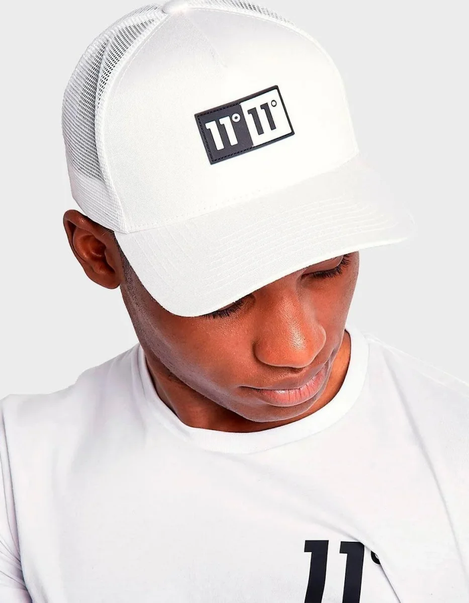 Gorra ELEVEN DEGREES DOMINO TRUCKER - White - Imagen 2