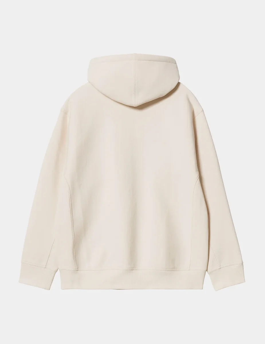 Sudadera Capucha CARHARTT WIP AMERICAN SCRIPT - Natural - Imagen 5