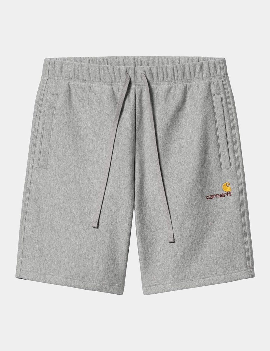 Bermuda CARHARTT WIP AMERICAN SCRIPT - Grey Heather