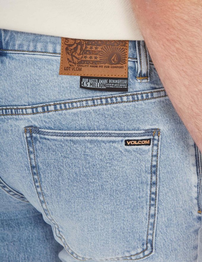 Pantalón VOLCOM VORTA DENIM - Heavy Worn Faded - Imagen 5