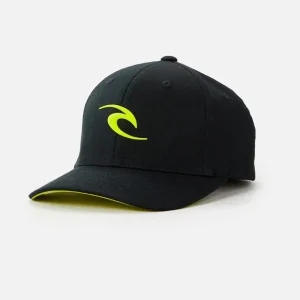 Gorra TEPAN FLEXFIT - Black/Lime