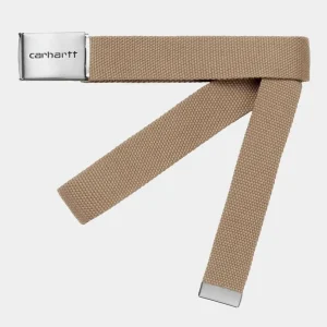 Cinturón CARHARTT WIP CLIP CHROME - Leather