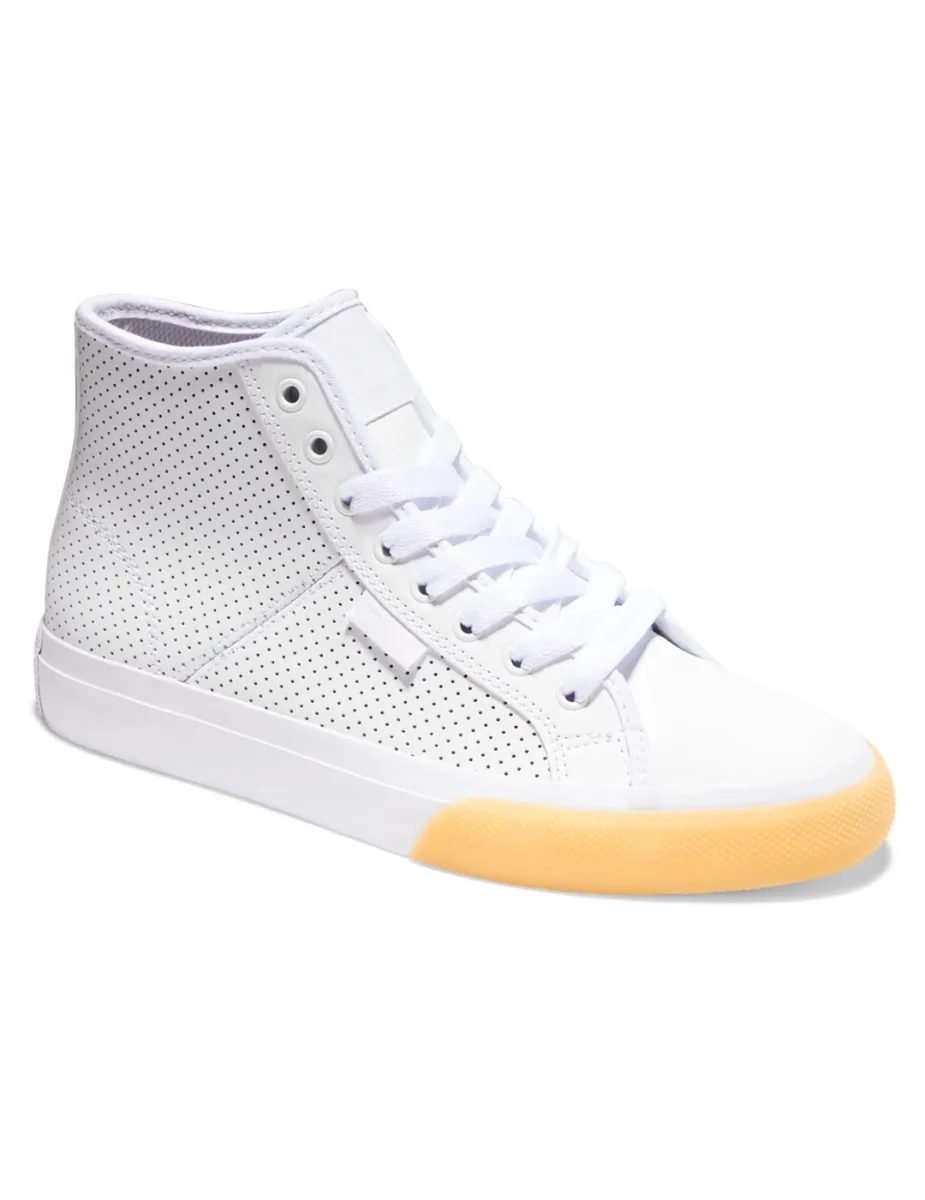 Zapatillas DC SHOES W MANUAL HI - White/Gum - Imagen 4