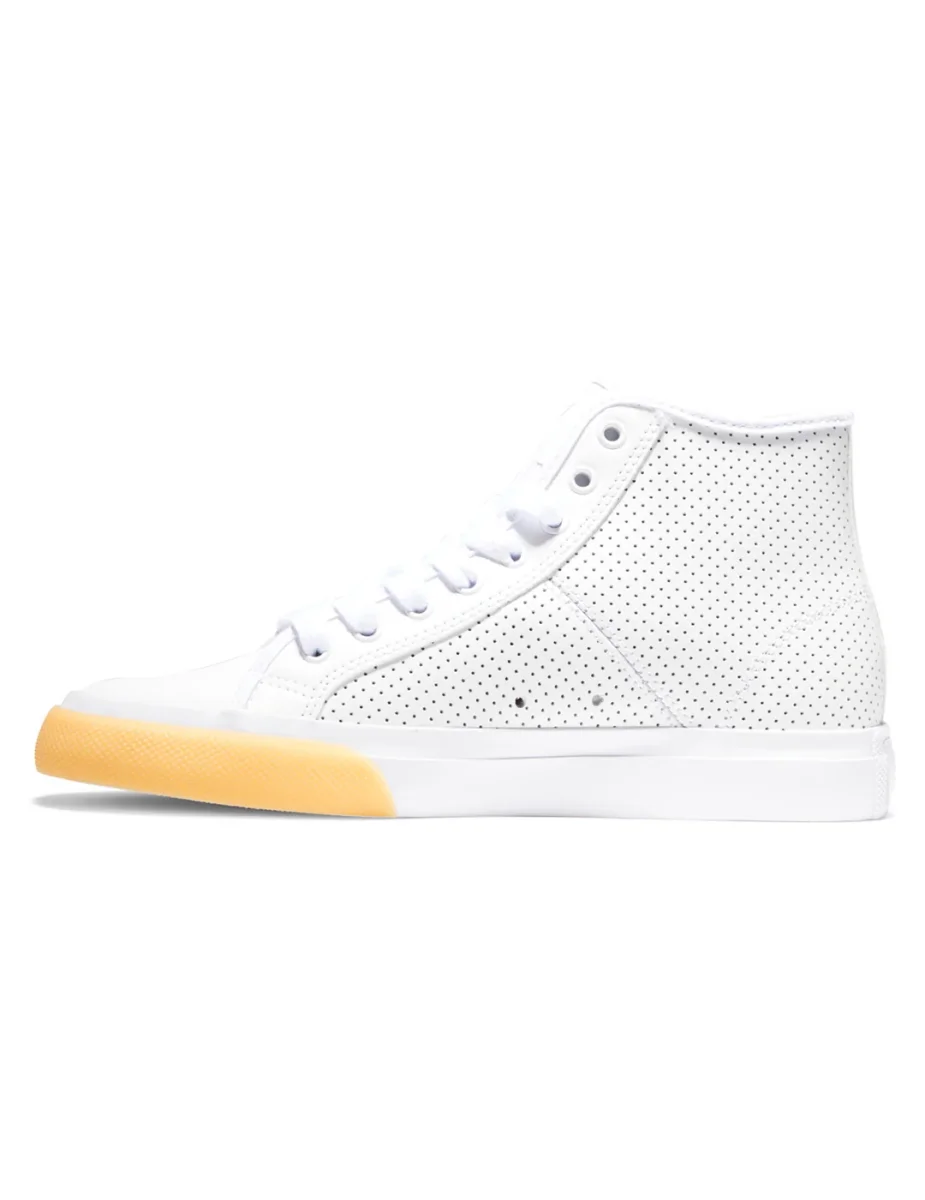 Zapatillas DC SHOES W MANUAL HI - White/Gum - Imagen 5