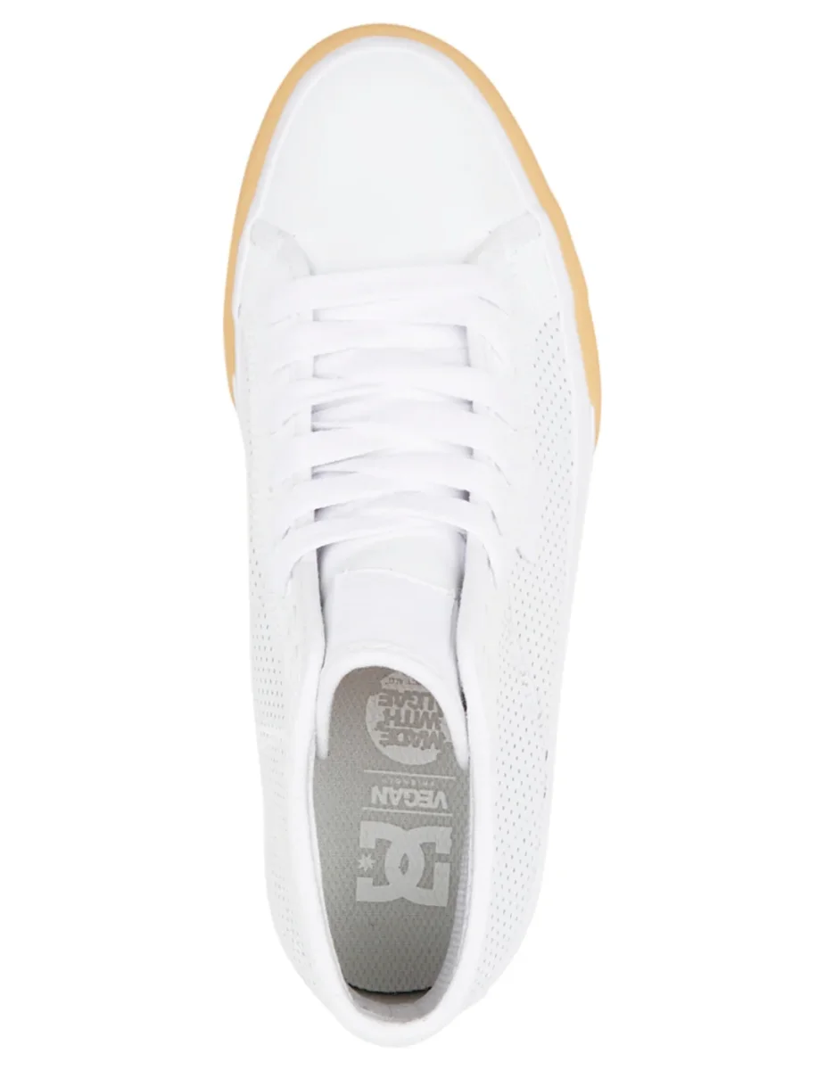 Zapatillas DC SHOES W MANUAL HI - White/Gum - Imagen 6