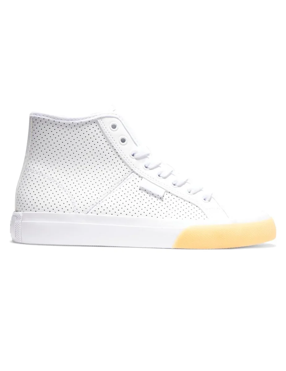 Zapatillas DC SHOES W MANUAL HI - White/Gum - Imagen 2