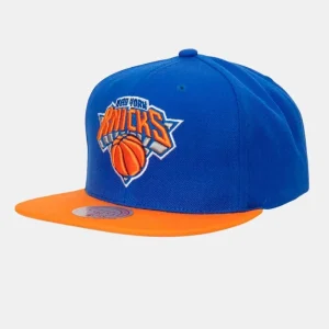 Gorra MITCHELL & NESS NEW YORK KNICKS - Royal/Orange