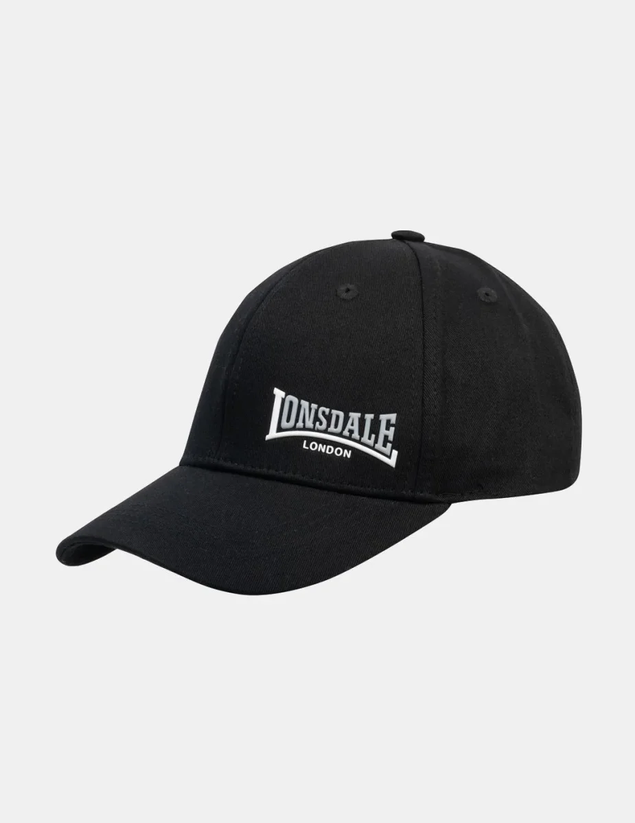 Gorra LONSDALE ENVILLE - Black/White/Ash - Imagen 2