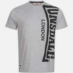 Camiseta LONSDALE HOLYROOD - Marl Grey/Black