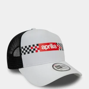 Gorra CHECKER PRINT TRUCKER APRILIA - White