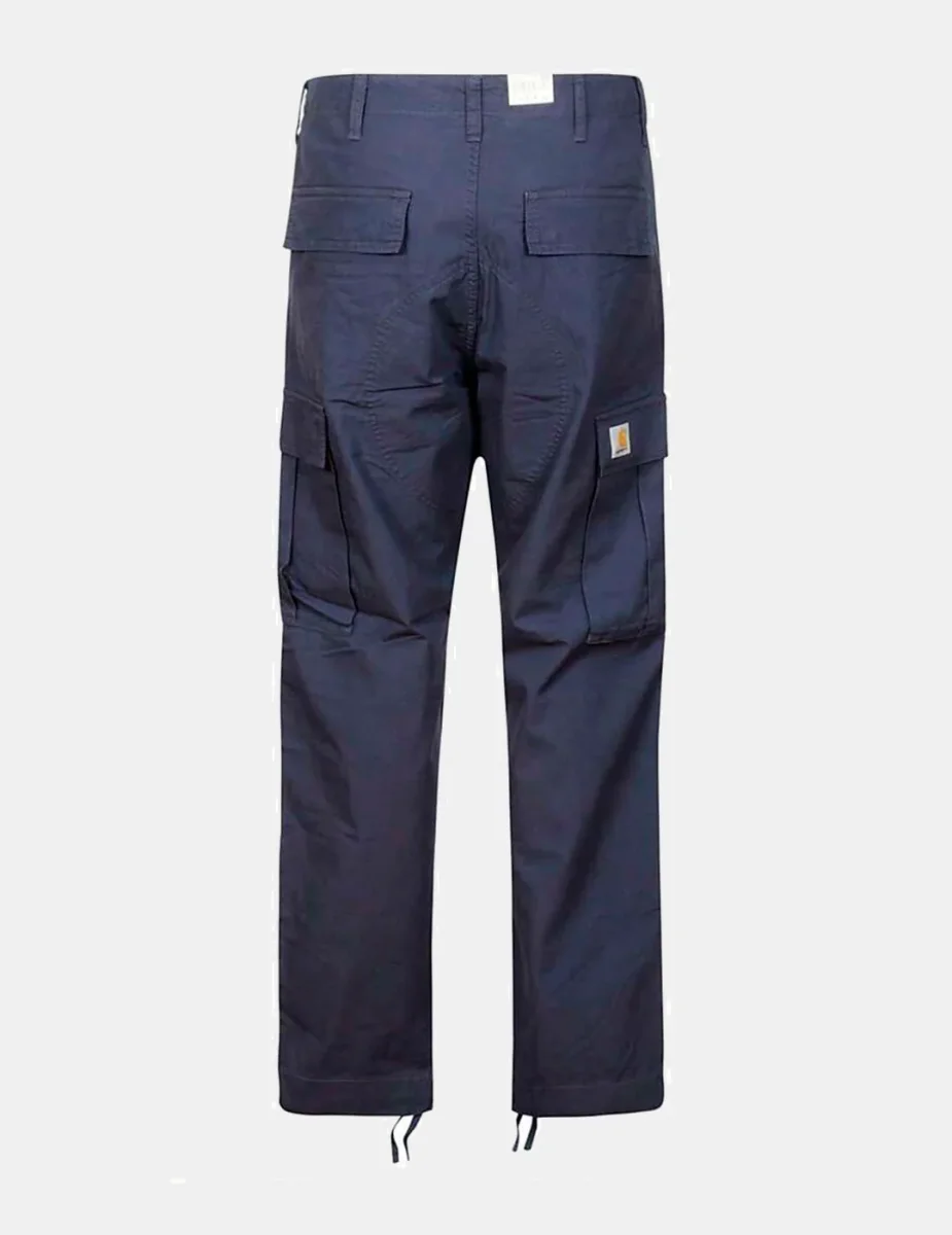 Pantalón CARHARTT WIP REGULAR CARGO - Blue Rinsed - Imagen 3