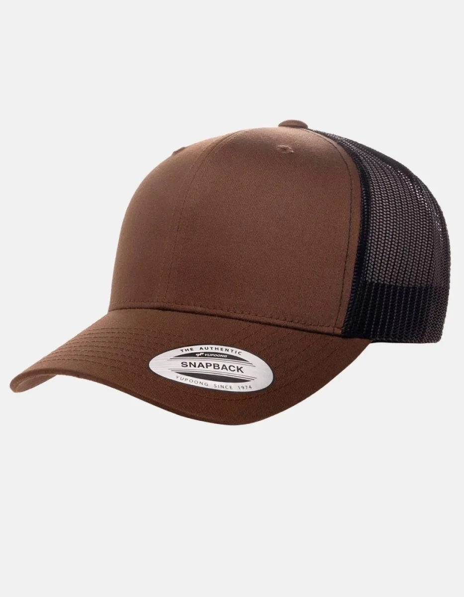 Gorra FLEXFIT RETRO TRUCKER 2-TONE - Coyote Brown/Black - Imagen 2