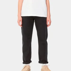 Pantalón CARHARTT WIP W' PIERCE - Black Stone Washed