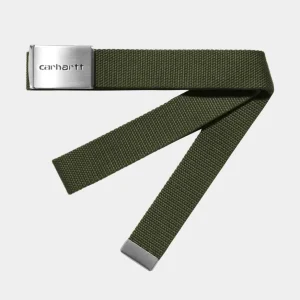 Cinturón CARHARTT WIP CLIP CHROME - Office Green