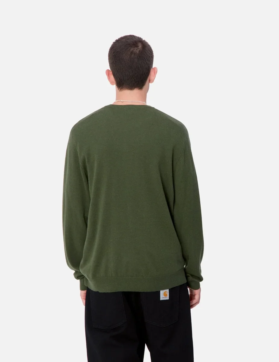 Jersey CARHARTT WIP MADISON - Tarragon / Black - Imagen 3