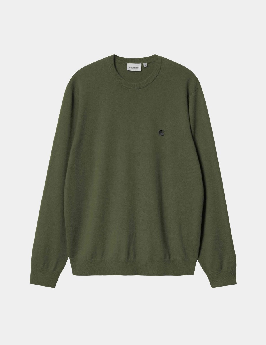 Jersey CARHARTT WIP MADISON - Tarragon / Black - Imagen 6