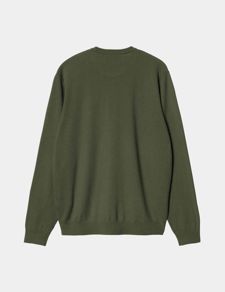 Jersey CARHARTT WIP MADISON - Tarragon / Black - Imagen 5