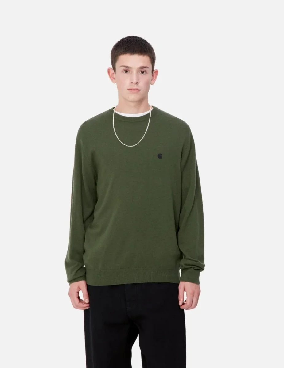 Jersey CARHARTT WIP MADISON - Tarragon / Black - Imagen 2