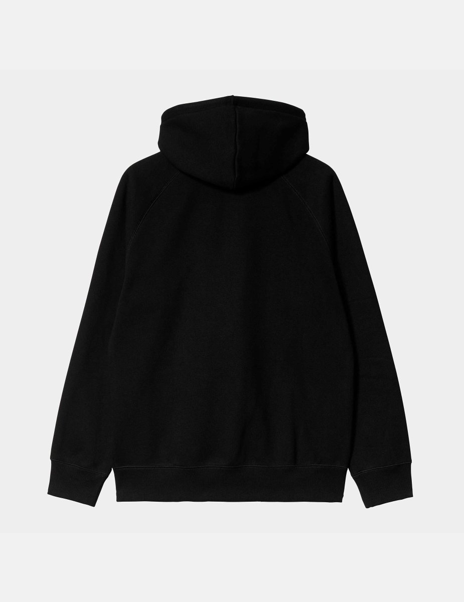 Sud. Cap. Abierta CARHARTT WIP HOODED CHASE - Black / Gold - Imagen 6
