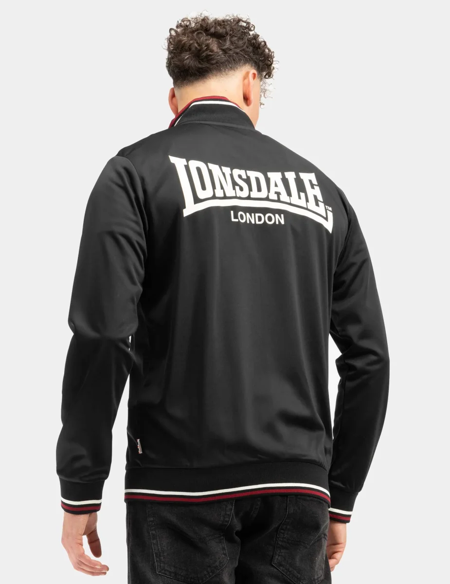 Chaqueta LONSDALE IRTHING - Black/Red/Ecru - Imagen 3