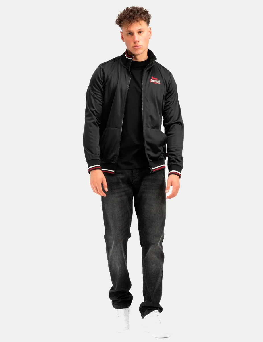 Chaqueta LONSDALE IRTHING - Black/Red/Ecru - Imagen 5