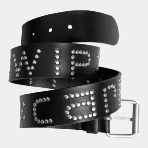 Cinturón CARHARTT WIP SCRIPT STUDS - Black / Silver